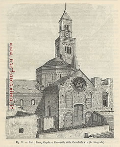 Bari: Rosa, Cupola e Campanile della Cattedrale